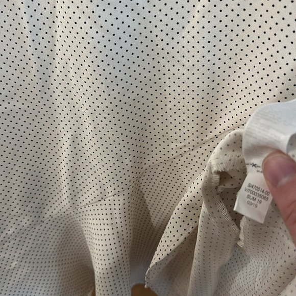 Banana Republic Factory Polka Dot Ruffle Sleeveless Dress Size 10P Petite - Picture 7 of 10